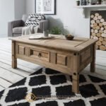 Meja Tamu Jati Minimalis Classic French Style Solid Wood JF-406