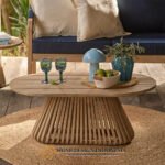 Meja Tamu Minimalis Jepara Kayu Jati Solid Rustic Design JF-408
