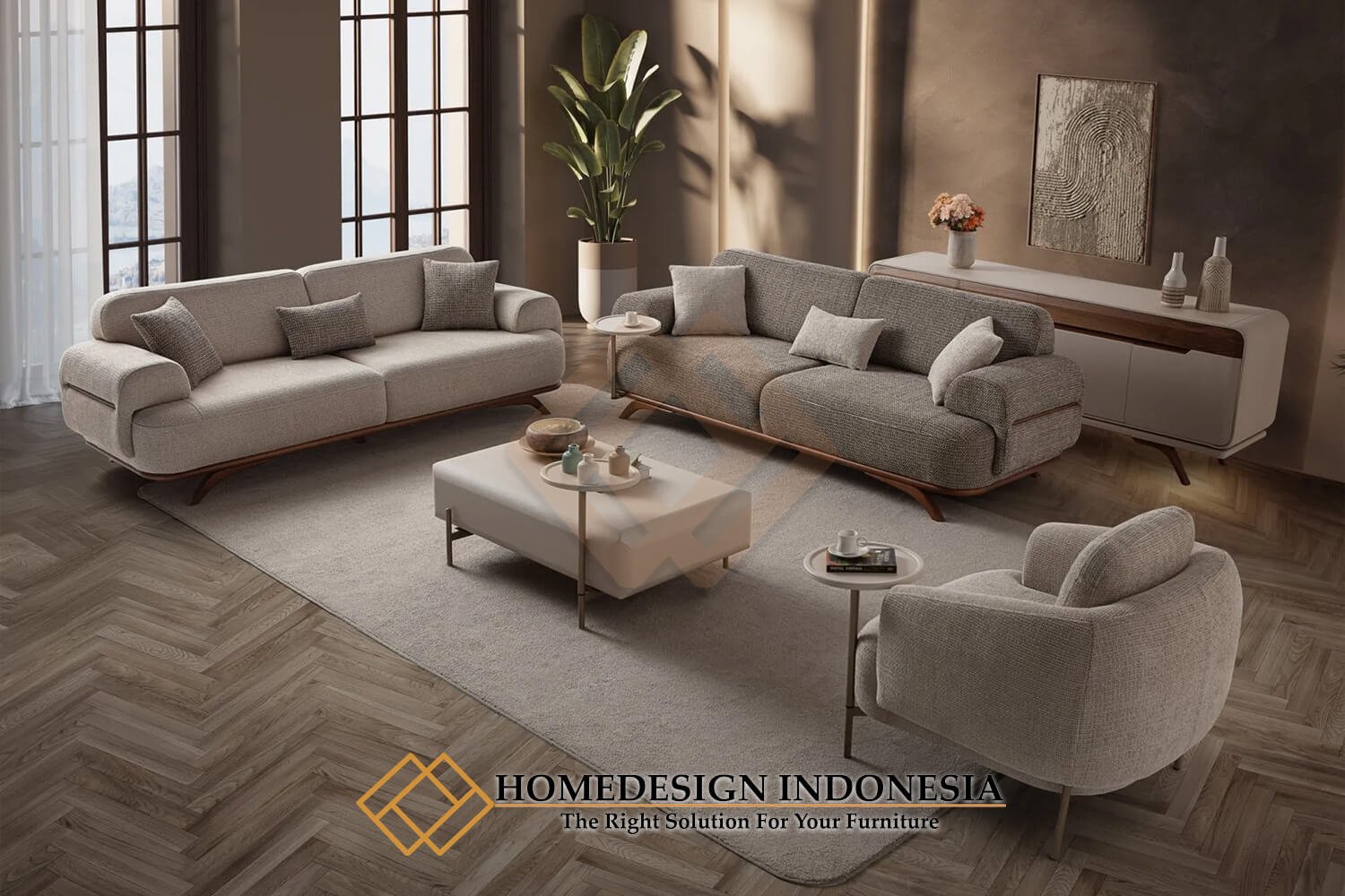 Set Sofa Minimalis Jepara New Furniture Interior Design JF-411 Set Sofa Minimalis Jepara New Furniture Interior Design JF-411