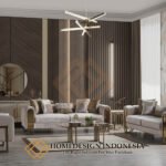 Sofa Stainless Steel Minimalis Luxury Gold Candy Color JF-412