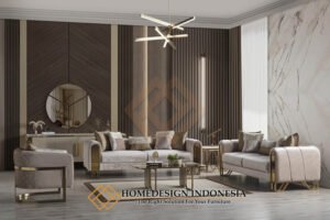 Sofa Stainless Steel Minimalis Luxury Gold Candy Color JF 412
