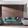 Sofa Tamu Minimalis Mewah Elegant Fabric Turkish Style JF-409