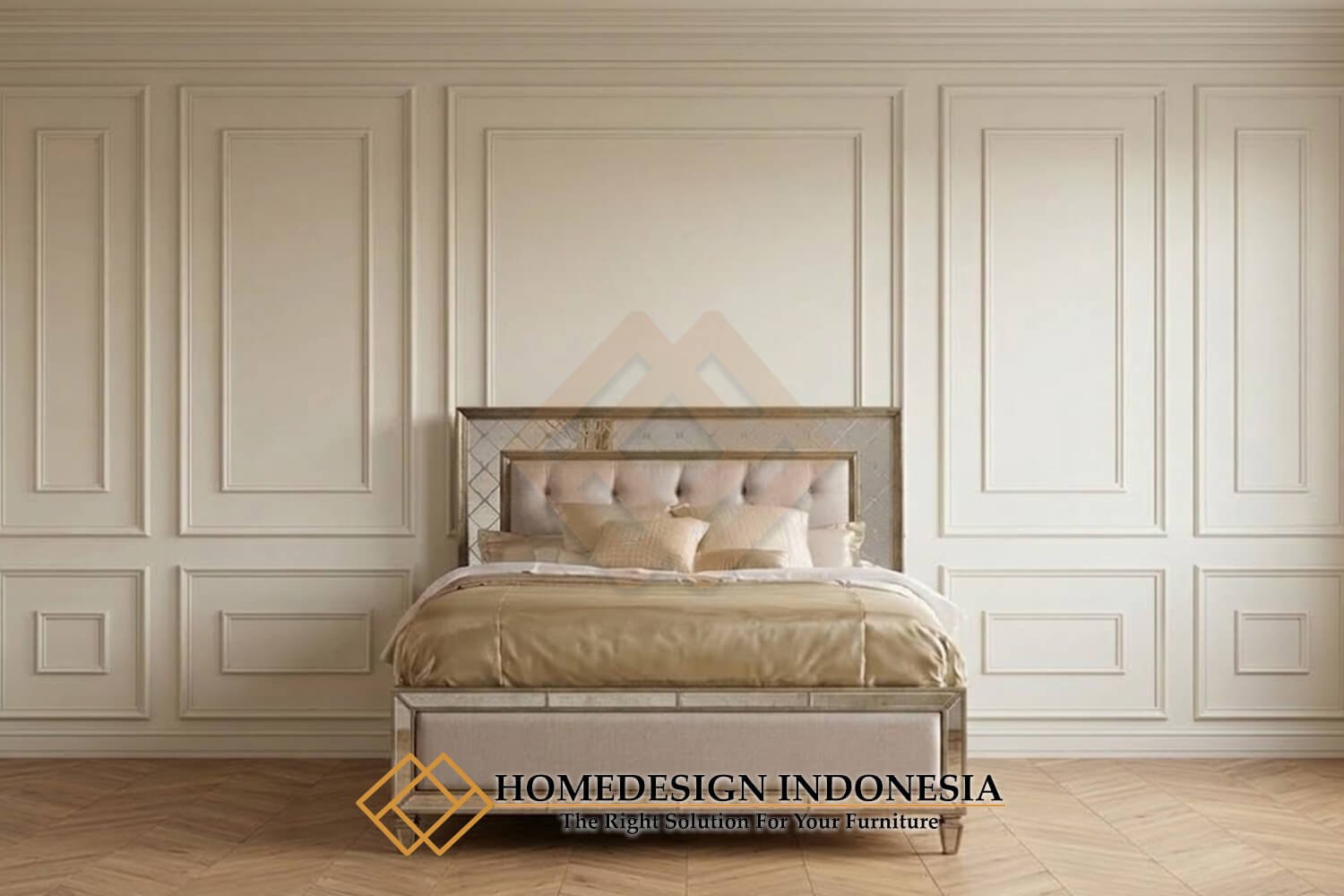 Tempat Tidur Minimalis Mewah Elegant Glass Design JF-449.1 Tempat Tidur Minimalis Mewah Elegant Glass Design JF-449.1