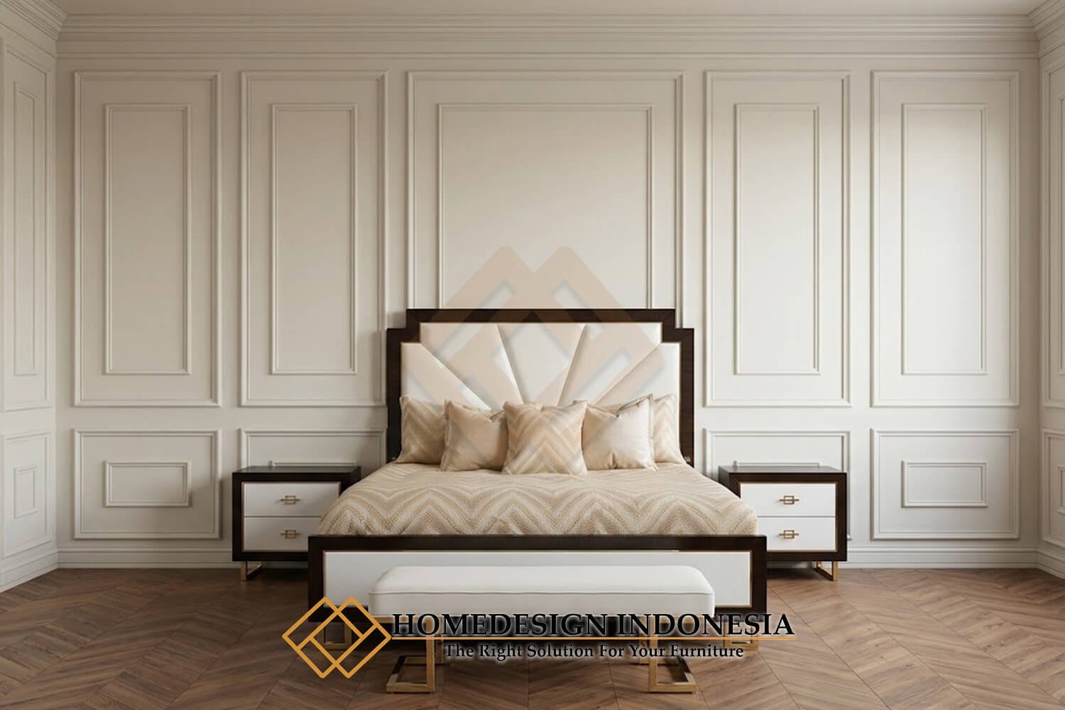 Tempat Tidur Minimalis Terbaru Simple Elegant Interior JF-454 Tempat Tidur Minimalis Terbaru Simple Elegant Interior JF-454